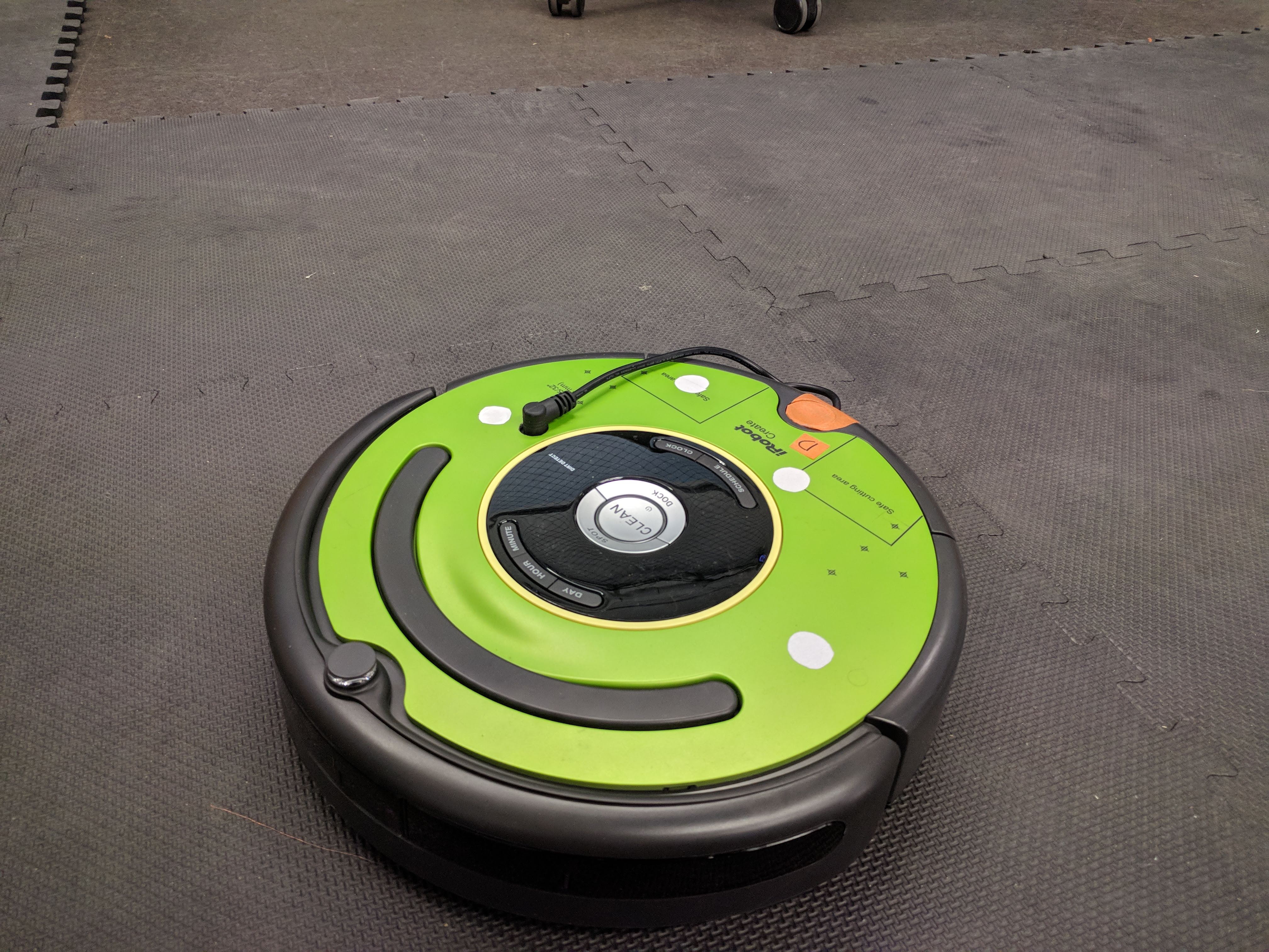 Robot with Flat Stickers